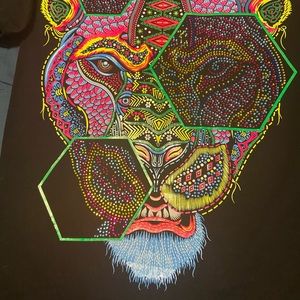 Blinked out and grow in the dark puma shirt